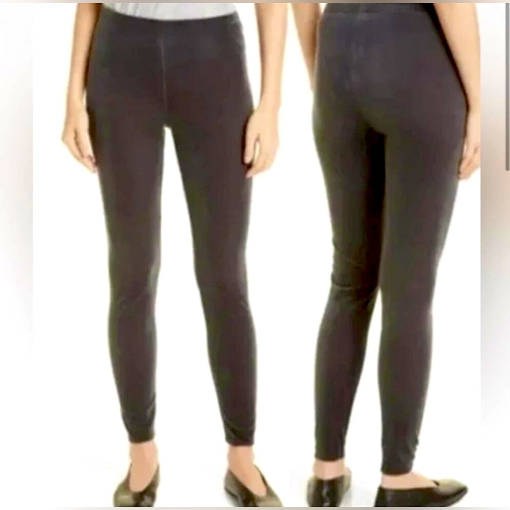 NWT Eileen Fisher velvet graphite ankle leggings, XXS
